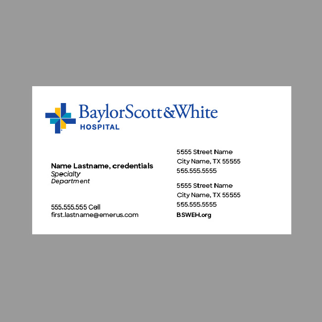 BSWH Business Card #2